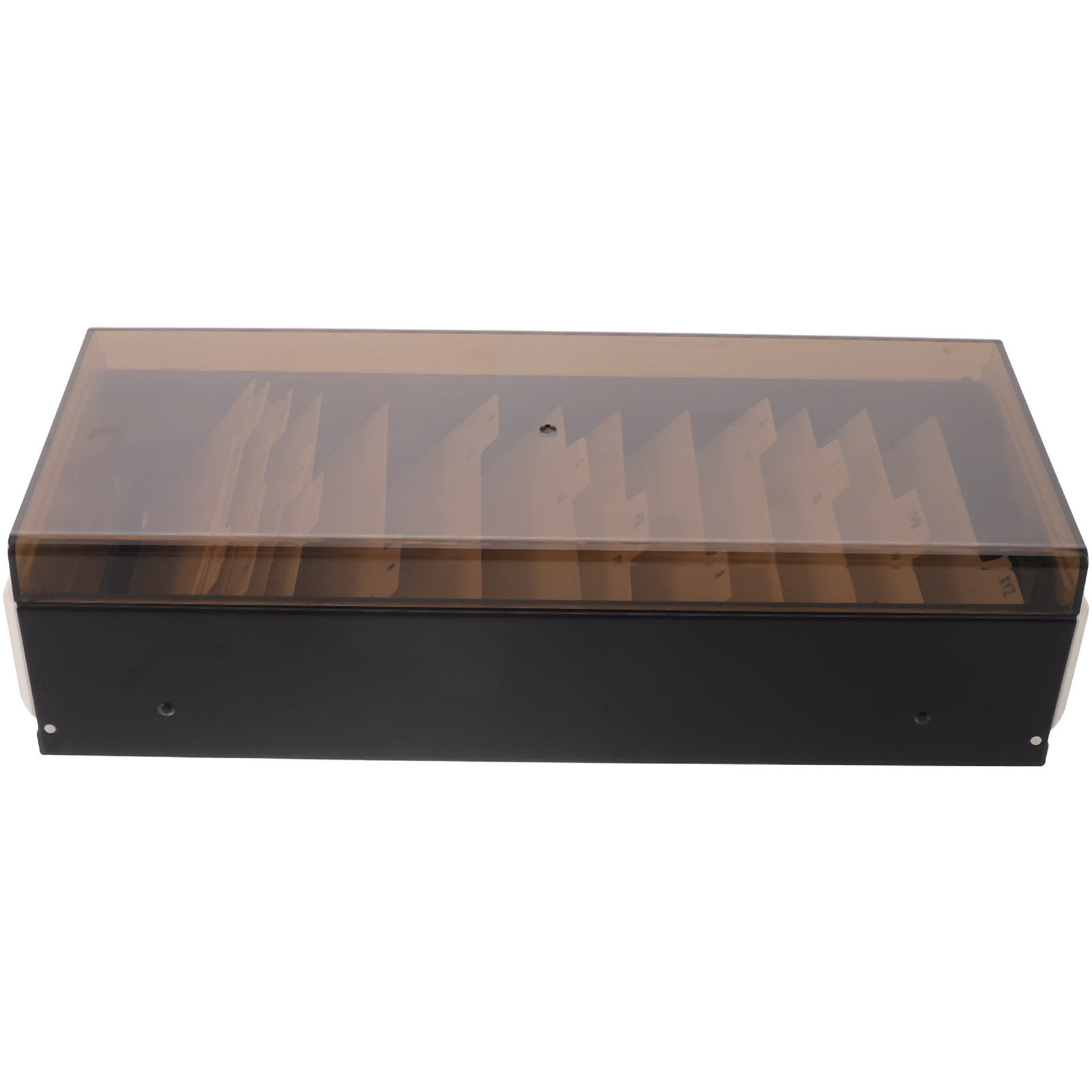 Index Card Holder - 대용량 명함 보관함 블랙 데스크탑 정리함
