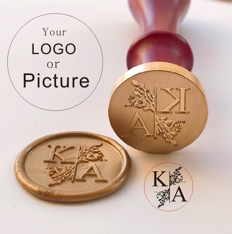 Wax Seal Stamp Set - 사용자 정의 인감 왁스 인감 스탬프
