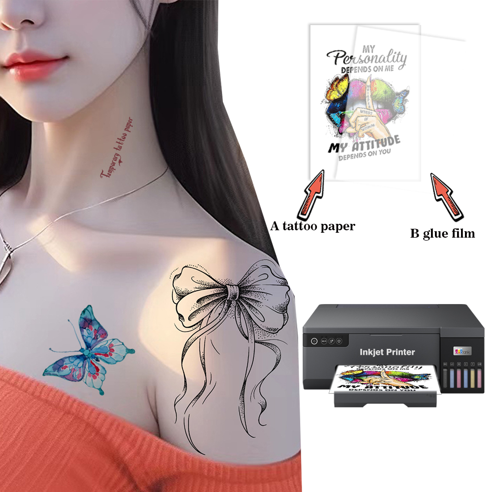 A4 사이즈 레이저 및 잉크젯 프린터용 투명 타투 용지 - Ink Blotter Paper 리뷰 및 가격