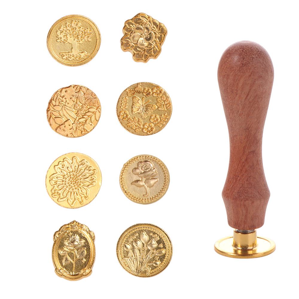 8/10/12Pcs 레트로 래커 씰 헤드 스탬프 세트  - Wax Seal Stamp Set 리뷰 및 가격