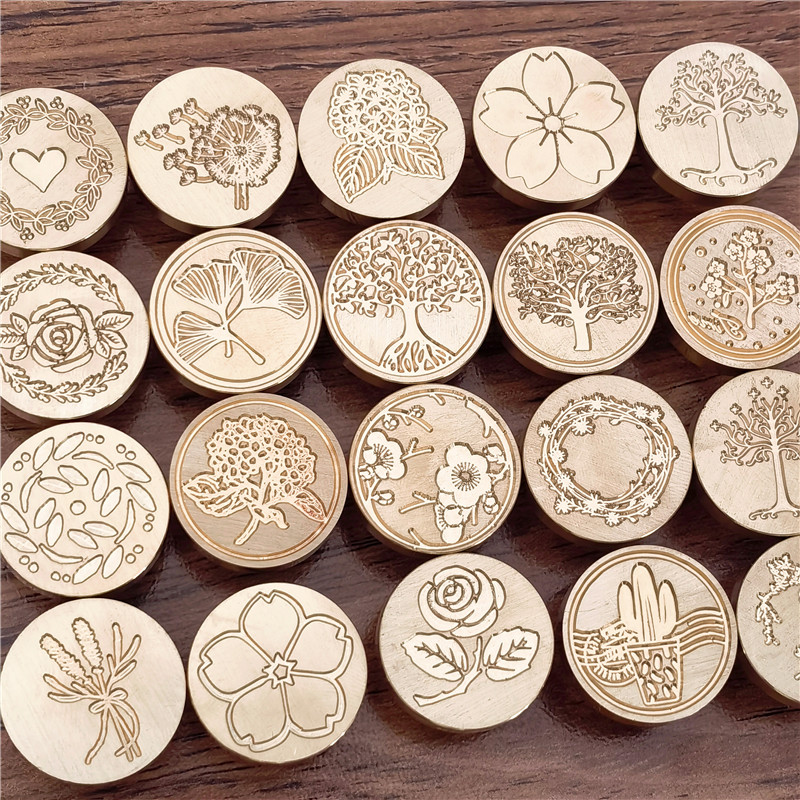 왁스 인감 스탬프 헤드 꽃 스탬프 왁스 인감 왁스 스탬 - Wax Seal Stamp Set 리뷰 및 가격